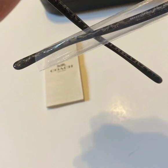 DUPLICATE LISTING FOR BUNDLE: NWOT Coach Glitter Sunglasses Cat Eye Black Silver - Picture 13 of 16